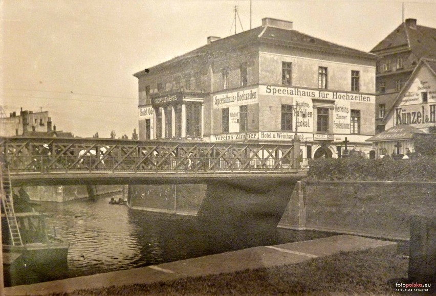 1914 r., Most Piaskowy z budynkiem Instytutu...