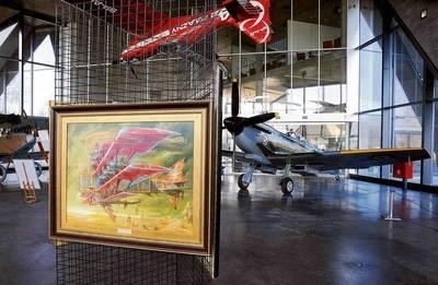 To pierwsza w tym roku wystawa malarska w Muzeum Lotnictwa FOT.ADAM WOJNAR