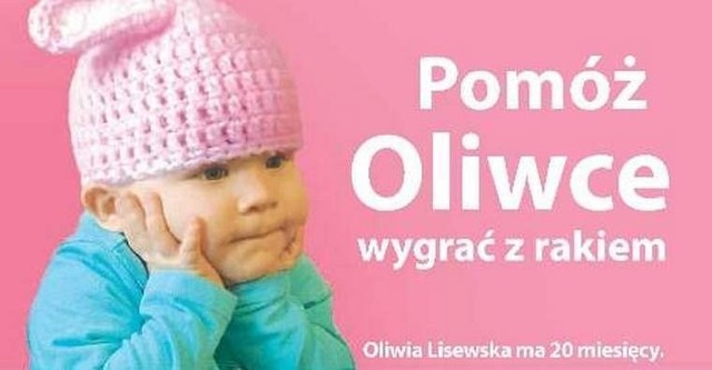 Oliwka z Koszalina jest chora na raka.