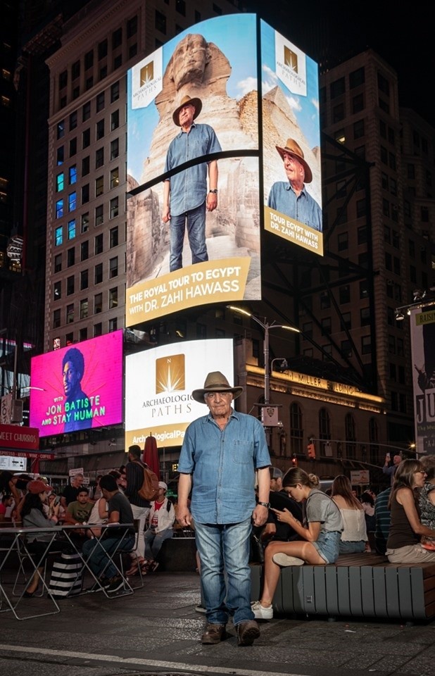 Dzieło gdyńskiego fotografa promuje egipskie wycieczki na Times Square