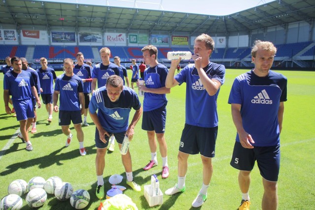 Piast Gliwice trenuje przed rewanżem z Karabachem Agdam