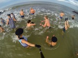 Niedzielna kąpiel Darłowskich Twardzieli [ZDJĘCIA]