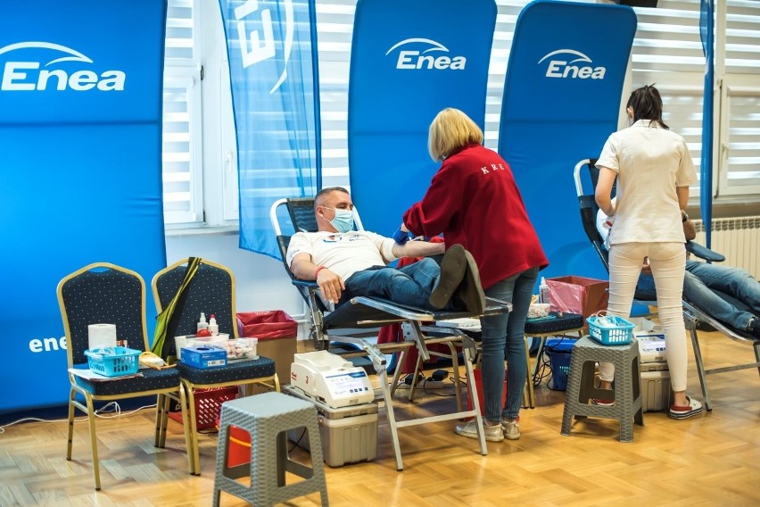 Akcja krwiodawstwa w Elektrowni Połaniec - oddali ponad 20 litrów krwi (ZDJĘCIA) 
