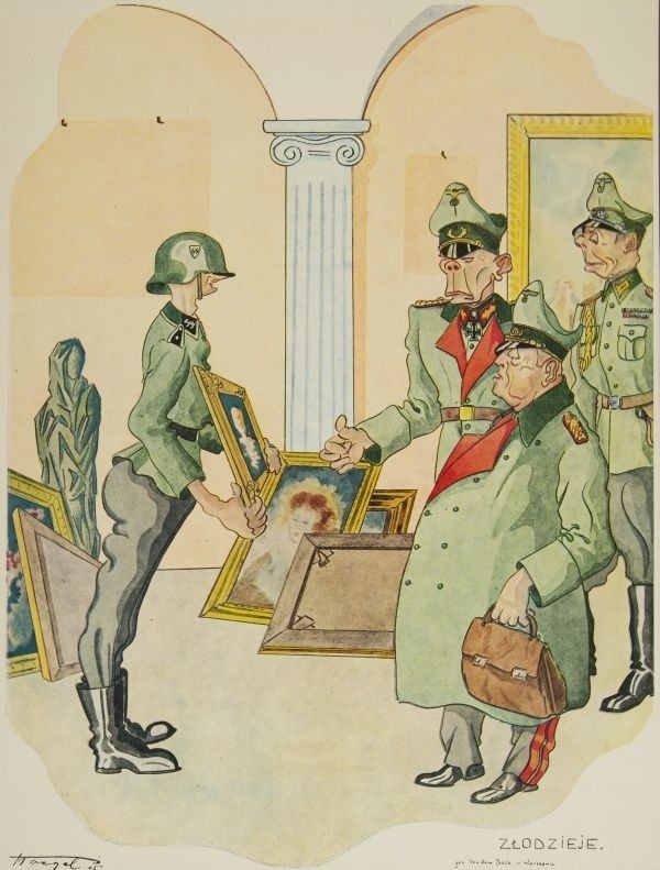 Bytom: Karykatury wojenne i polityczne. Wystawa w Muzeum Górnośląskim [ZDJĘCIA]