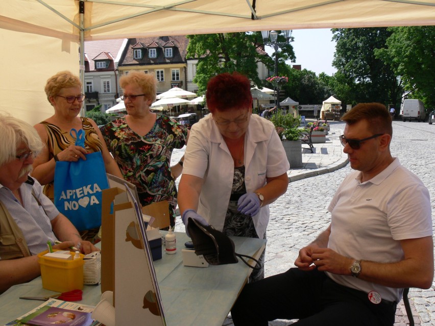 Z badań skorzystał także burmistrz Marcin Marzec.