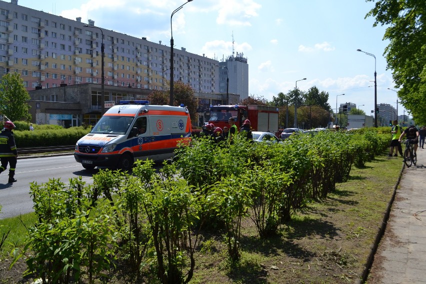 Częstochowa: Wypadek motocyklisty na Armii Krajowej [ZDJĘCIA]