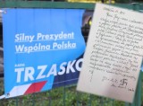 Wodzisław Śląski. Wywiesił baner Rafała Trzaskowskiego i dostał obrzydliwy list. Z wyzwiskami i... ze swastyką