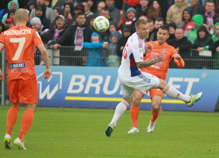 Górnik Zabrze spadł do 1. ligi po remisie 1:1 z Termalicą w...