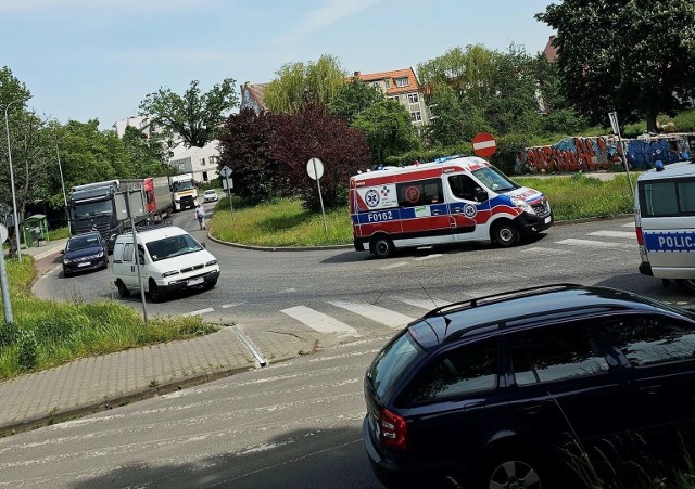 Do wypadku doszło w centrum miasta na ruchliwej drodze