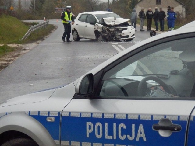 Zderzenie w miejscowości Niemścice