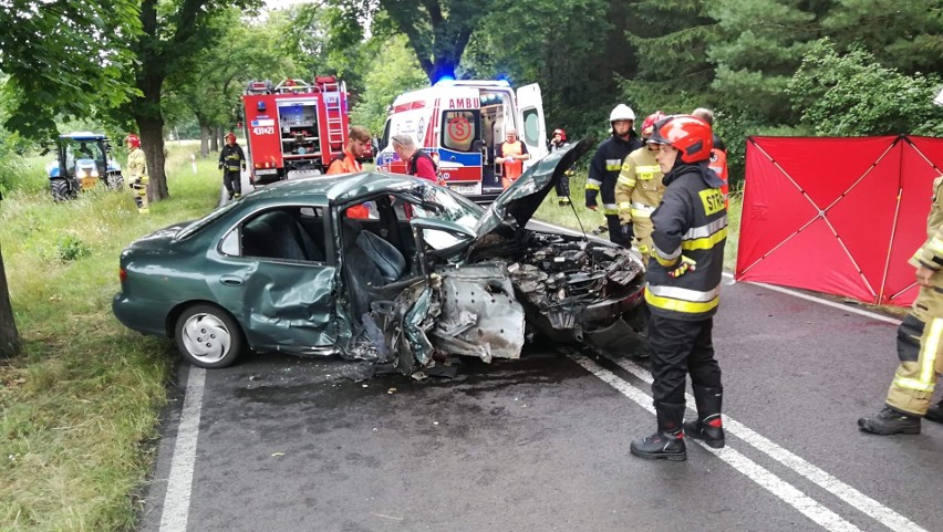 Tragiczny wypadek pod Stepnicą. Nie żyje jedna osoba [ZDJĘCIA]