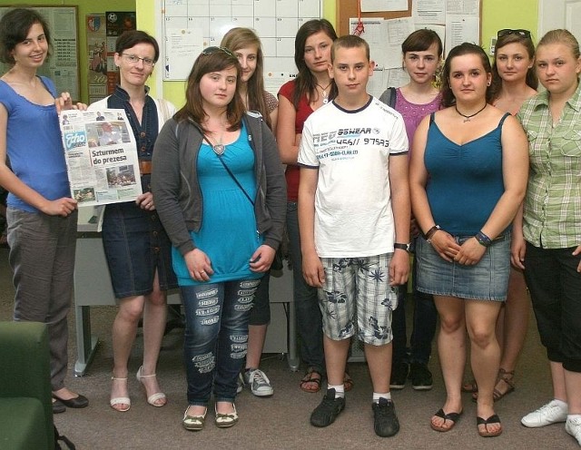 Gimnazjaliści z Jastrzębi odwiedzili we wtorek redakcję "Echa Dnia&#8221;.