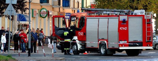 Przed hotelem Skanpol w Kołobrzegu pojawiła się straż pożarna.