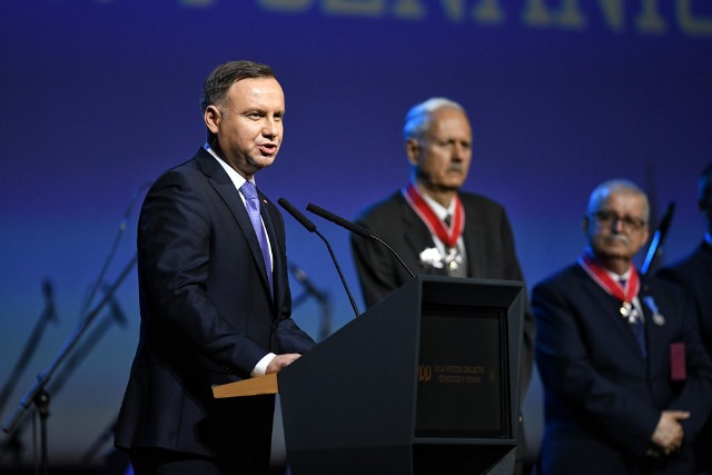 100-lecie Politechniki Poznańskiej: W Sali Ziemi przemawiał prezydent Andrzej Duda.