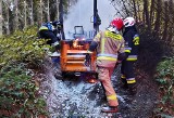 Gdyby nie ugasili pożaru maszyny, mógł zapalić się górski las koło Mszany Dolnej