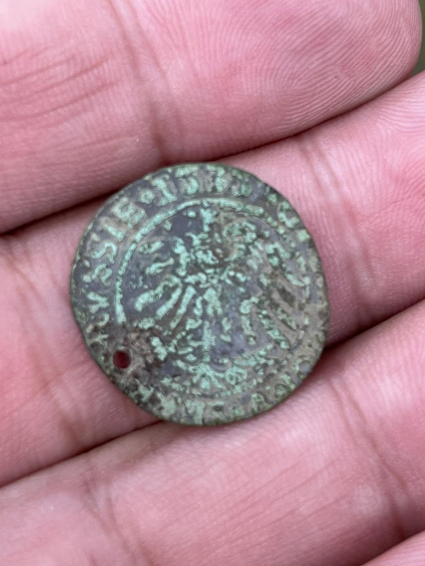 Odkrył grosz królewski z XVI wieku. To wyjątkowa moneta, bo fałszywa [ZDJĘCIA]