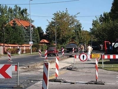 Podczas modernizacji ulicy Rabsztyńskiej trzeba było wymienić podbudowę drogi. Fot. JACEK SYPIEŃ