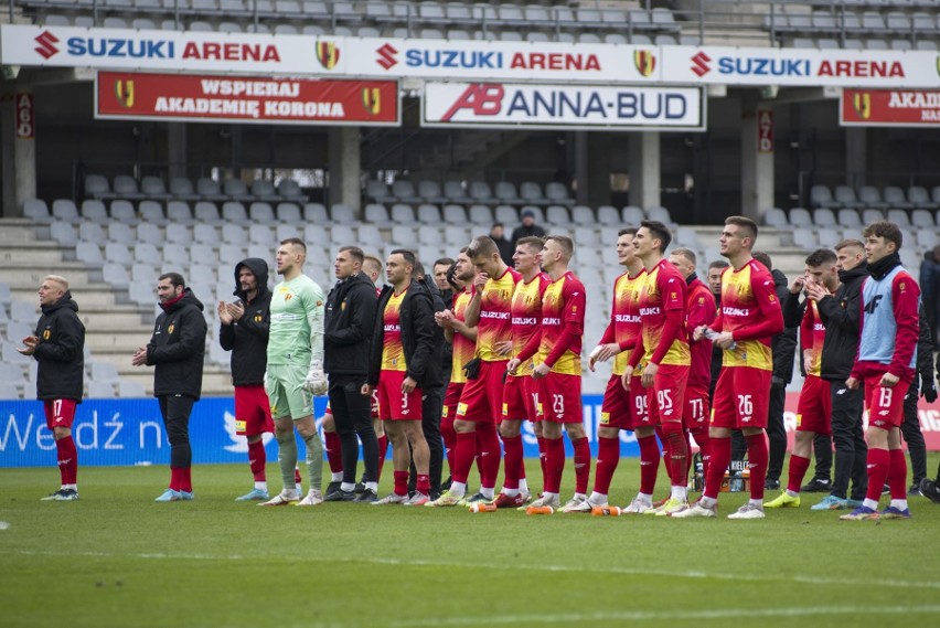 Trafił Białorusin, trafił Portugalczyk i Korona Kielce pokonała Zagłębie Sosnowiec 2:1 w meczu Fortuna 1 ligi. Zobacz zdjęcia 