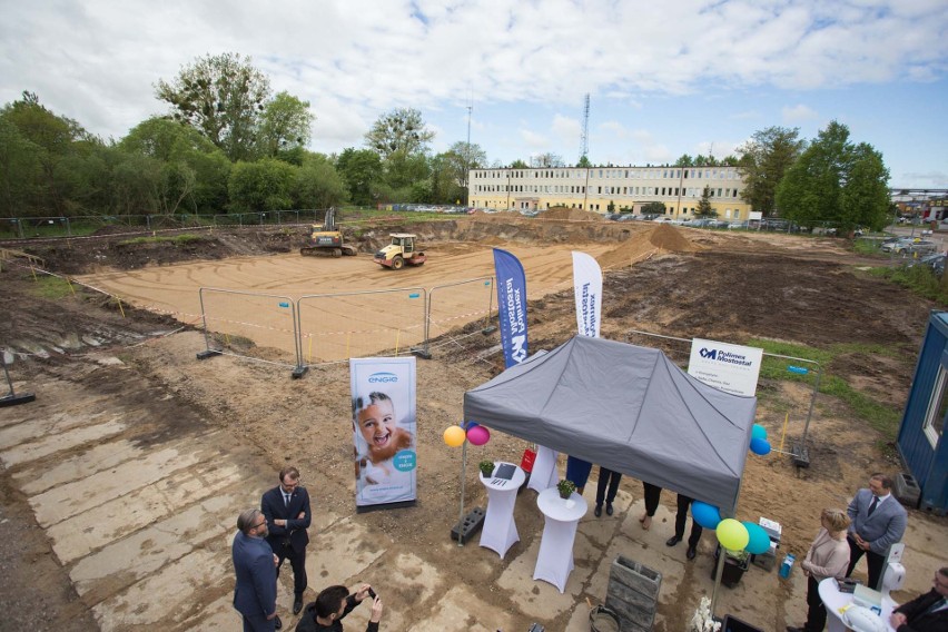 Wmurowanie kamienia węgielnego pod budowę elektrociepłowni przy ulicy Słonecznej w Słupsku