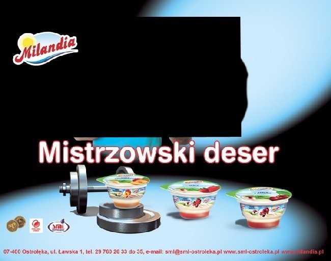 To się nazywa mocna reklama. Zobacz kto reklamuje wyroby ostrołęckiej mleczarni