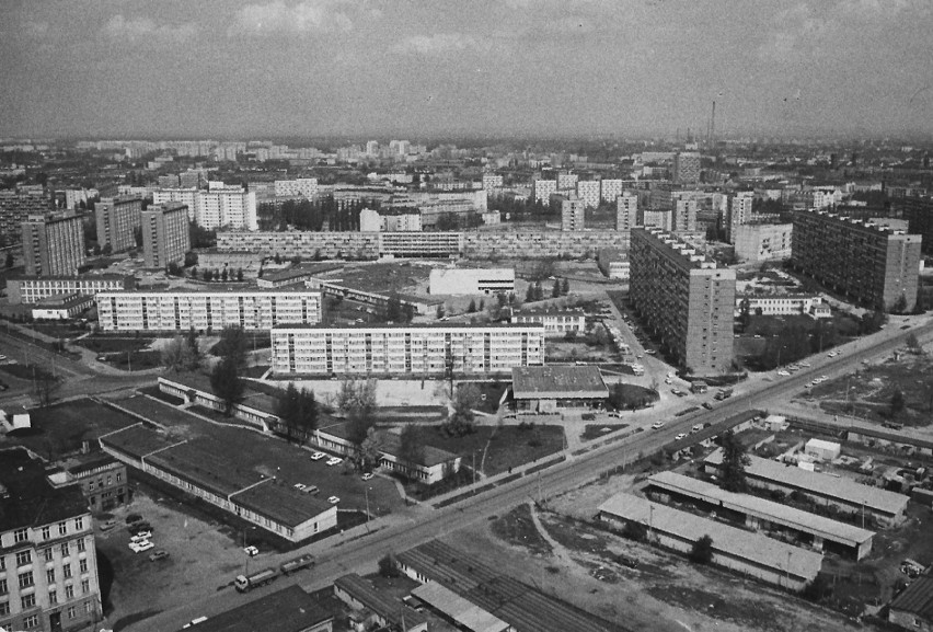 Wrocław lat 80-tych z lotu ptaka
