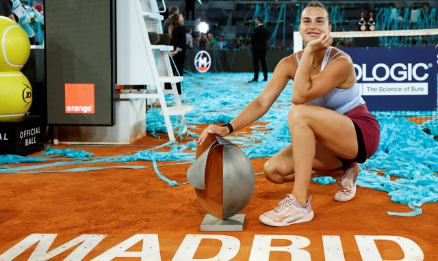 Obrończyni trofeum WTA 1000 Mutua Madrid Open, aktualnie druga rakieta świata, Białorusinka Aryna Sabalenka