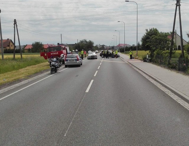 Wypadek w Gorzowie Śląskim. Zginął policjant z Praszki.