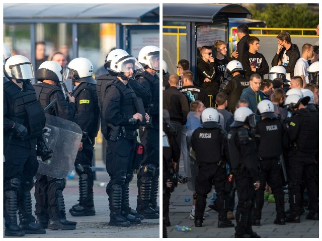 W poprzednim sezonie kibole pojawiali się przed stadionem Zawiszy.