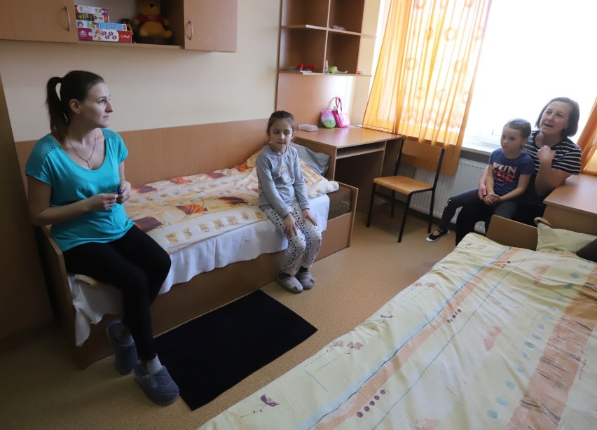 Ukraińscy uchodźcy już są bezpieczni w radomskim akademiku.