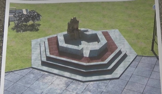 Pomnik-ławeczka poświęcony Lechowi i Marii Kaczyńskim miałby stanąć na placu przy Centrum Kultury