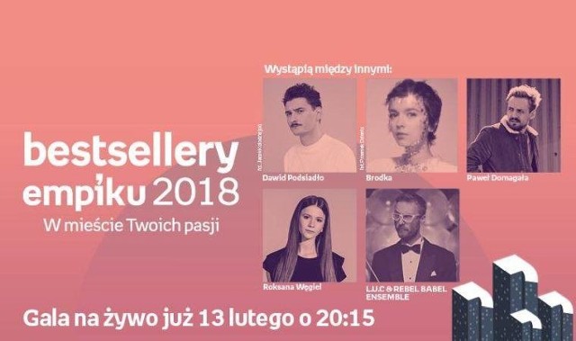Gala Bestsellerów Empiku 2018 w wyjątkowej muzycznej oprawie! | Polska Times