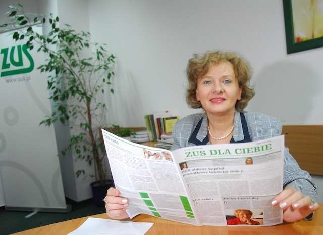Na pytania Czytelników odpowiadała Bożena Maria Wankiewicz, rzecznik prasowy oddziału ZUS w Toruniu