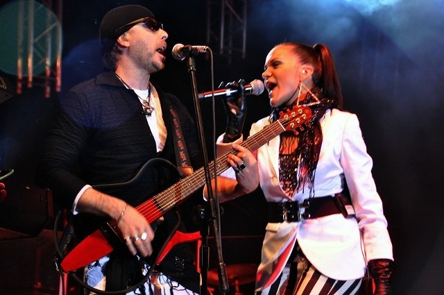 Na zakończenie niedzielnego koncertu wystąpił zespół Blue Cafe z wokalistką Dominiką Gawędą