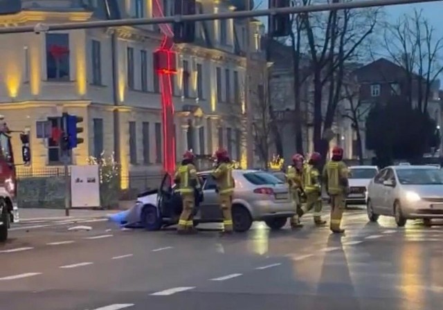 Na miejscu zdarzenia pojawili się również funkcjonariusze policji