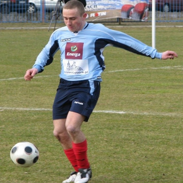 Mariusz Władyka zdobył ostatniego gola dla Pogoni. 