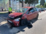 Zderzenie trzech samochodów na ul. Lwowskiej w Przemyślu. Na szczęście nie było osób rannych [ZDJĘCIA]