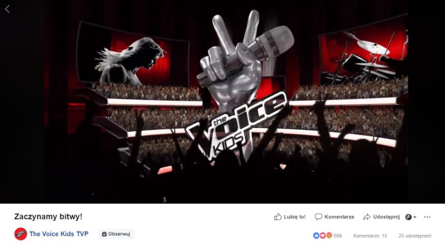 Kolejny odcinek "The Voice Kids" będziemy mogli obejrzeć już w sobotę o 20:05 na TVP 2.W pierwszej bitwie tego sezonu wystąpi m. in. Sebastian Radzimski z Osieka nad Wisłą. Czytaj też:Praca w regionie - oferty od 5 tys. złZginęli nim dosięgnęła ich sprawiedliwośćZarobki w toruńskiej straży miejskiej