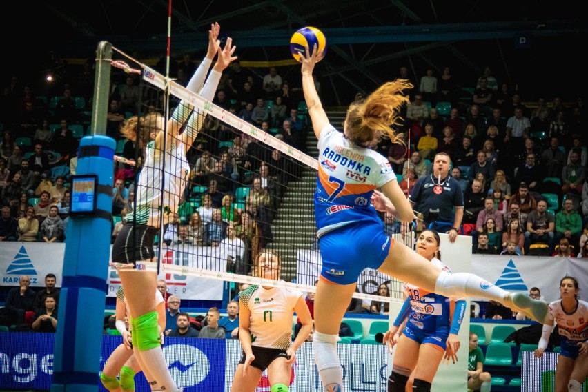 Fragment meczu #VolleyWrocław - E.Leclerc Radomka Radom.