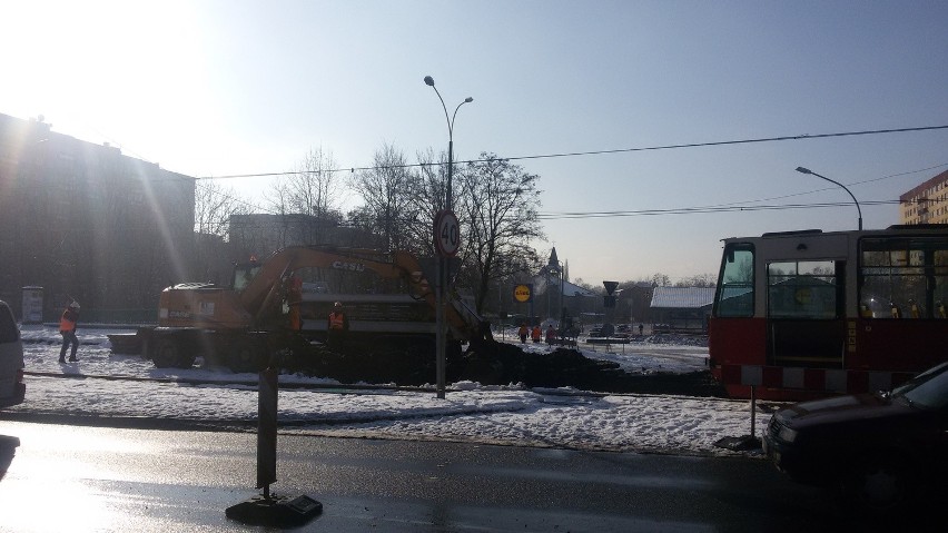 Awaria tramwaju Sosnowiec