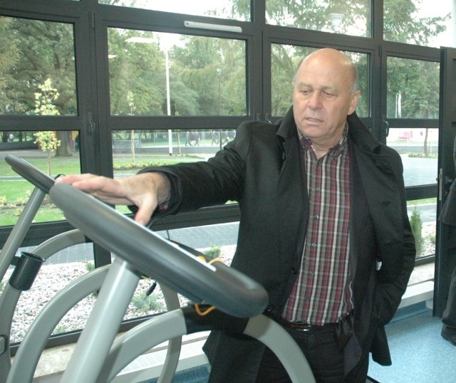 Grzegorz Lato zwiedzał kampus sportowy w Kluczborku