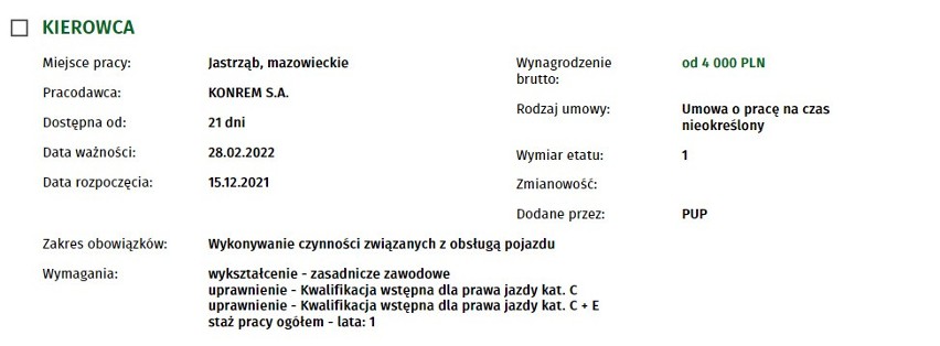 Zobacz najnowsze oferty pracy z najwyższymi zarobkami w powiecie szydłowieckim [LISTA]