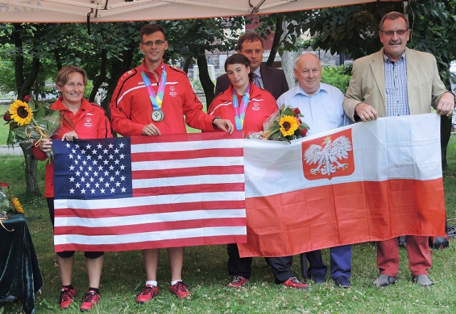 Przywitanie miasteckich olimpijczyków