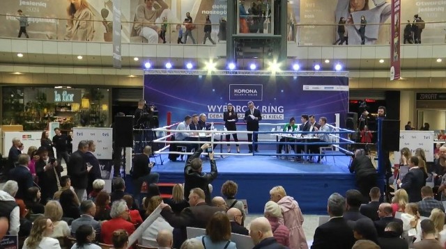 Wielka debata kandydatów na prezydenta Kielc na ringu w Galerii Korona. Zobacz zdjęcia >>>