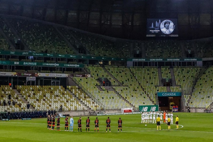 30.11.2020 gdansk. stadion energa gdansk. ekstraklasa. 11....