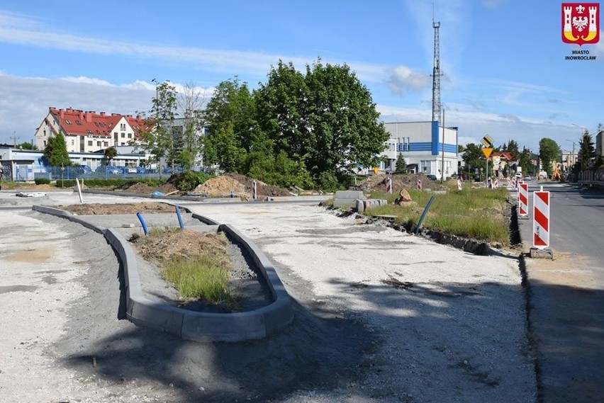 Zobaczcie najnowsze zdjęcia z przebudowy ulicy Górniczej w Inowrocławiu