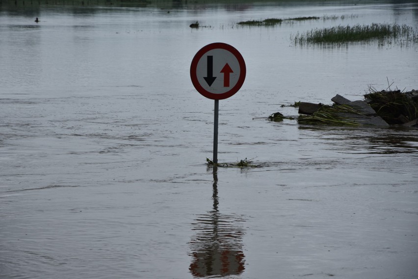 Kolejny dzień walki z powodzią na Powiślu Dąbrowskim. Wiele domów stoi nadal w wodzie [ZDJĘCIA]