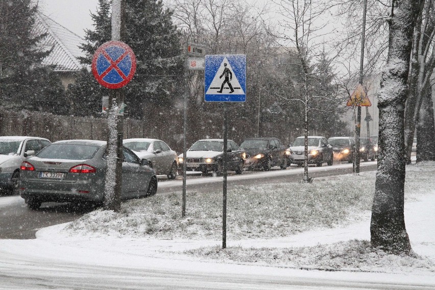 Pośnieżyło w Kielcach