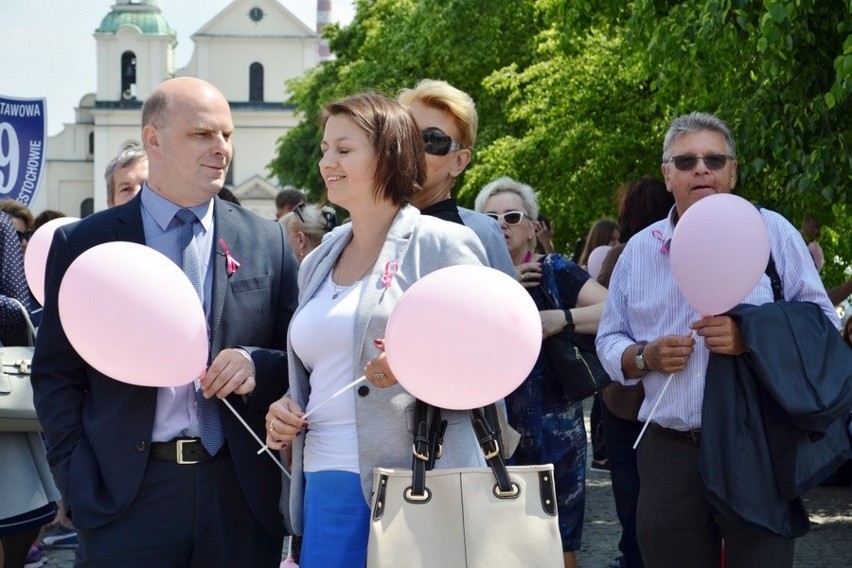 Marsz Różowej Wstążki do inicjatywa Częstochowskich Amazonek