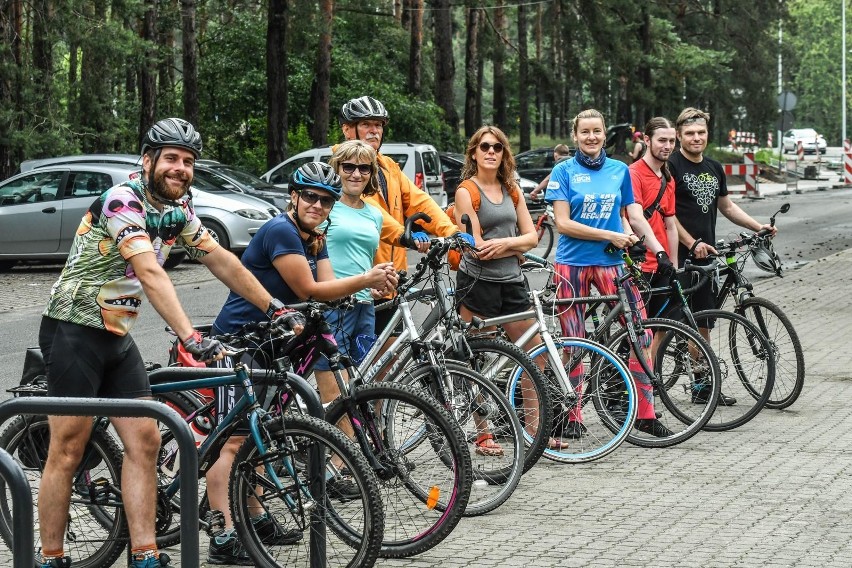 Na rowerach ruszyli trasami subiektywnego przewodnika...