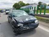 Wypadek na autostradzie A4. Między Pietrzykowicami a Kątami Wrocławskimi zderzyły się trzy samochody osobowe